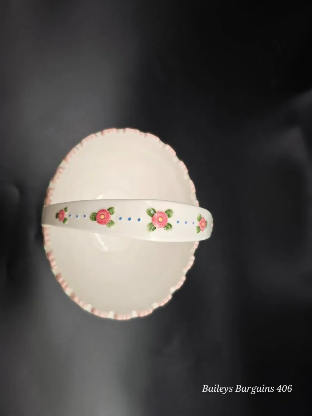 Mary Englebrieght Collector's Spring Ceramic Basket